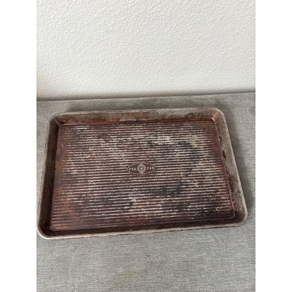 Vintage USA Pan Bakeware Cookie Sheet 14" Used
